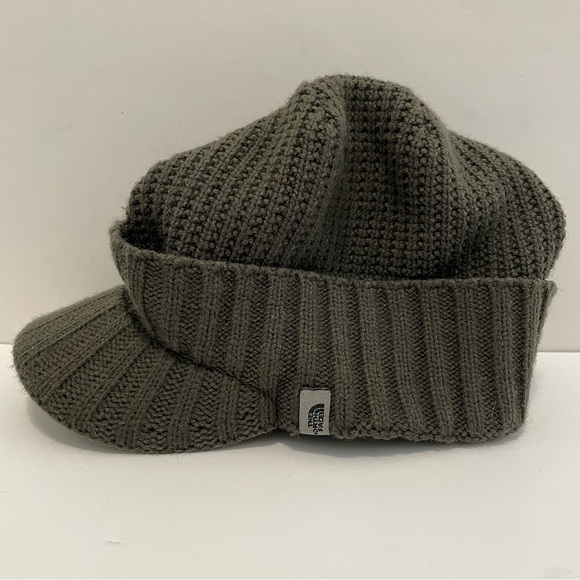 The North Face Women’s Olive Green Cozy Knit Beanie Hat OS - Picture 2 of 5